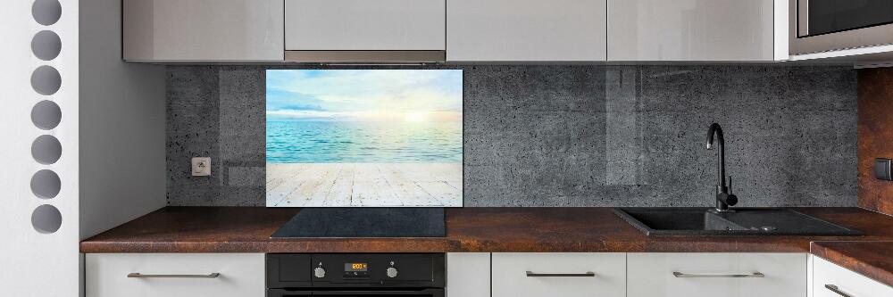 Cooker splashback Sea