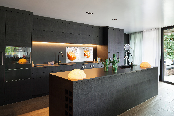 Cooker splashback Oranges under water