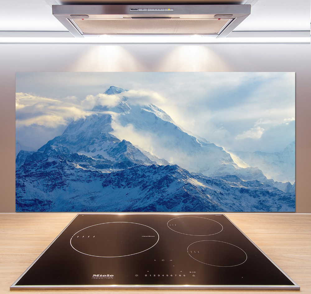 Cooker splashback Mountain peak