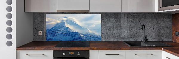 Cooker splashback Mountain peak