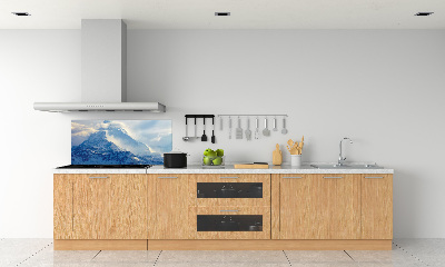 Cooker splashback Mountain peak