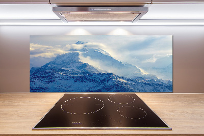 Cooker splashback Mountain peak