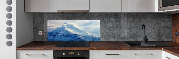 Cooker splashback Mountain peak