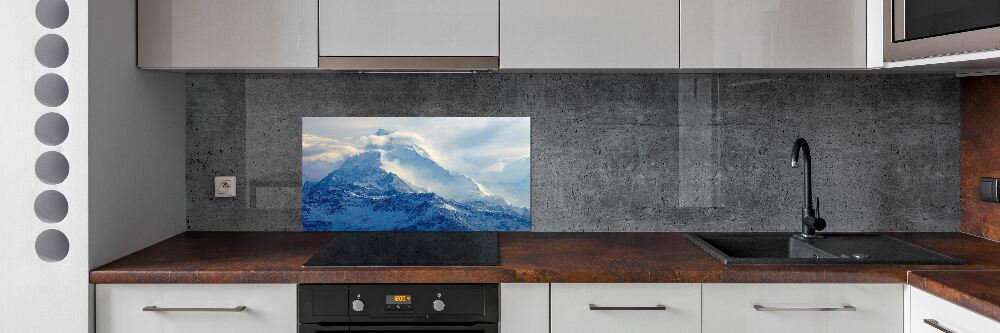 Cooker splashback Mountain peak