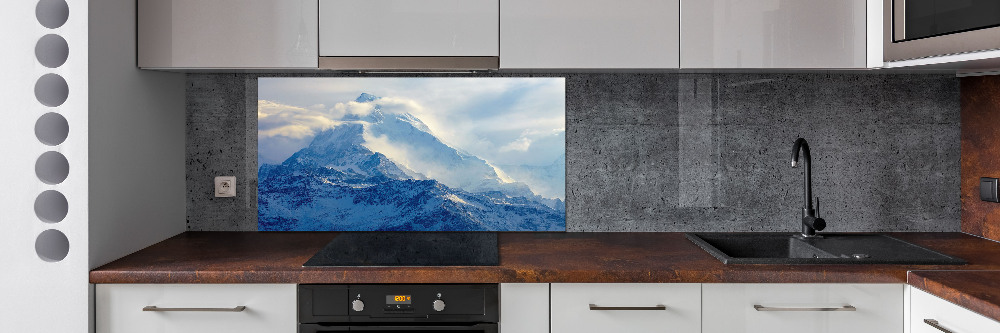 Cooker splashback Mountain peak