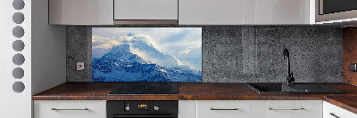 Cooker splashback Mountain peak