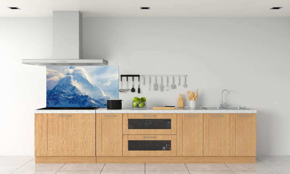 Cooker splashback Mountain peak