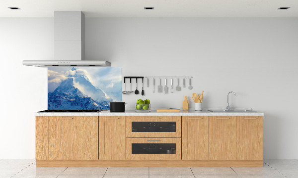 Cooker splashback Mountain peak