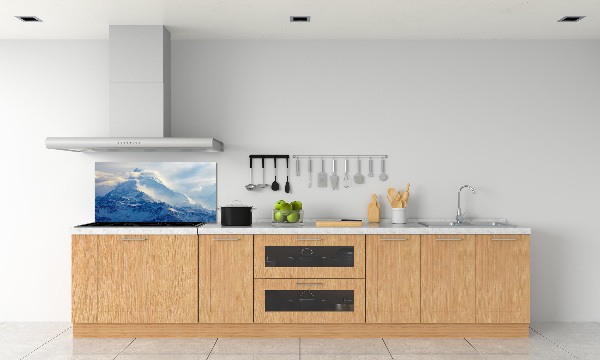 Cooker splashback Mountain peak