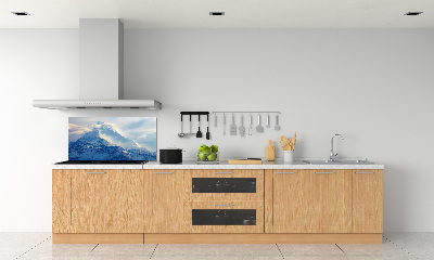 Cooker splashback Mountain peak