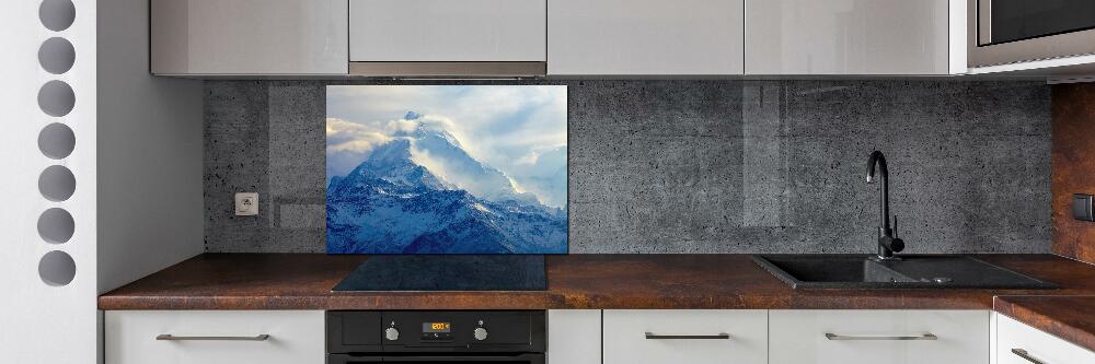 Cooker splashback Mountain peak