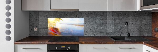 Cooker splashback Beach shell