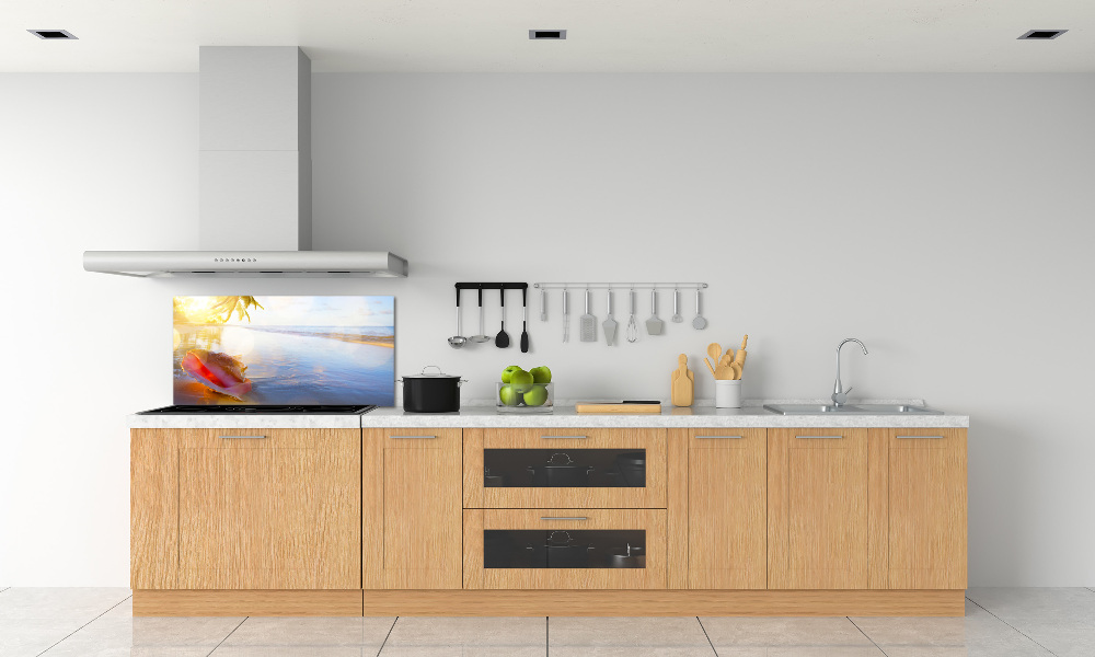 Cooker splashback Beach shell