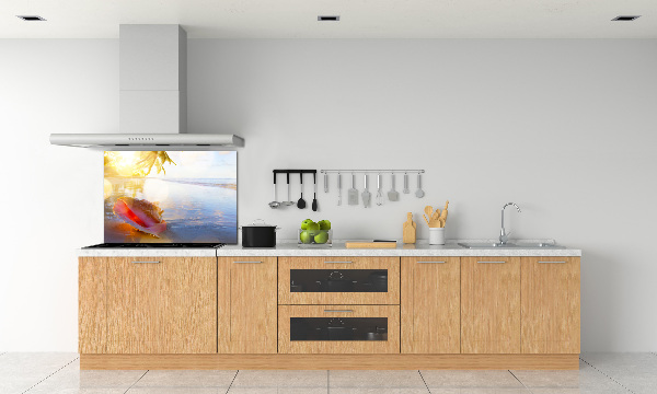 Cooker splashback Beach shell