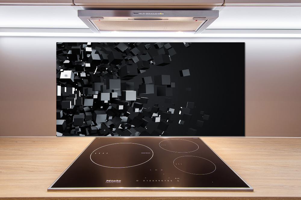 Cooker splashback 3D abstraction