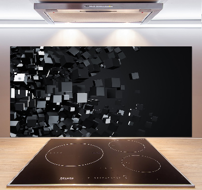 Cooker splashback 3D abstraction