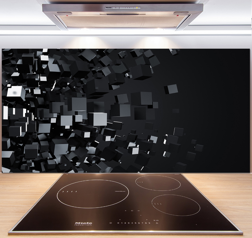 Cooker splashback 3D abstraction