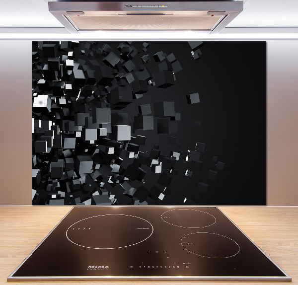 Cooker splashback 3D abstraction