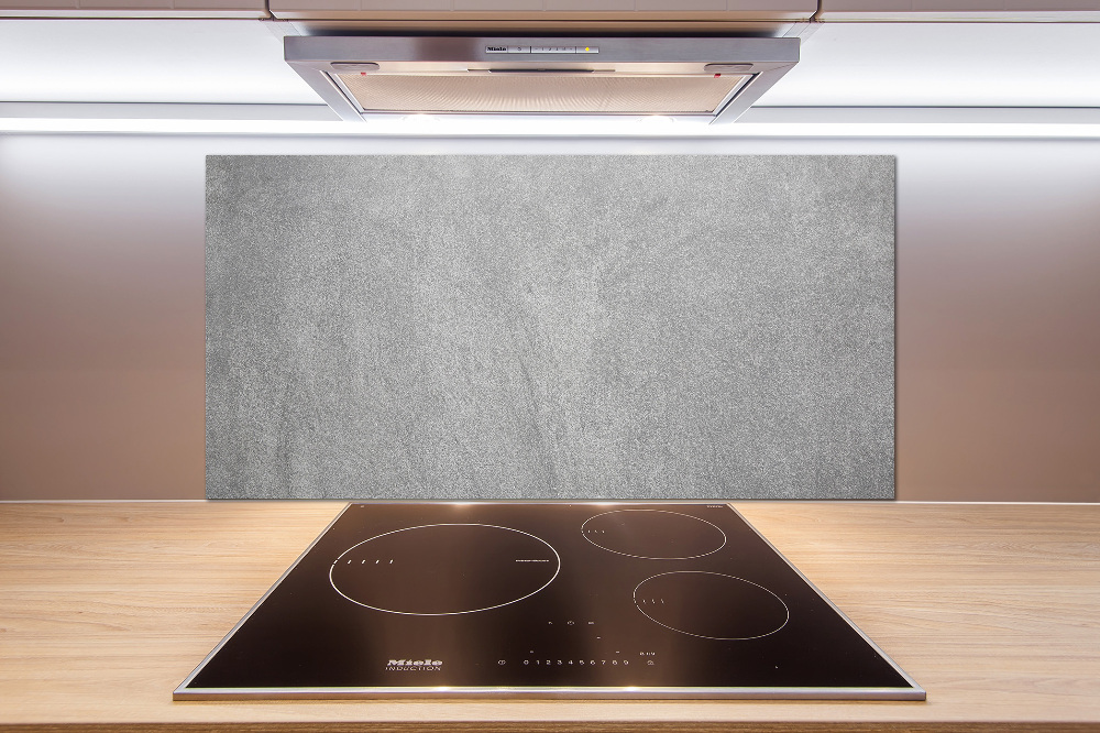 Cooker splashback Gray wall