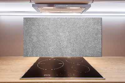 Cooker splashback Gray wall