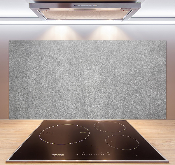 Cooker splashback Gray wall