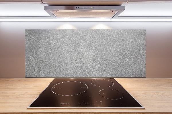 Cooker splashback Gray wall