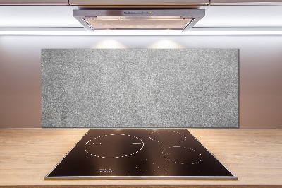 Cooker splashback Gray wall