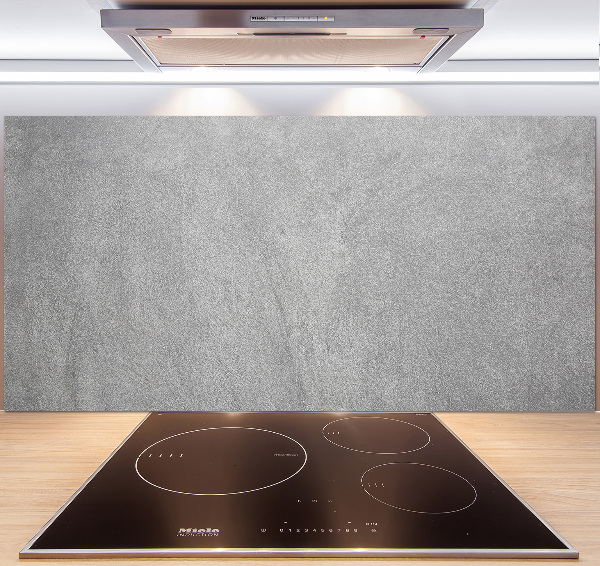 Cooker splashback Gray wall