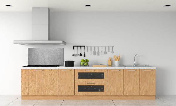 Cooker splashback Gray wall