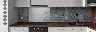 Cooker splashback Gray wall