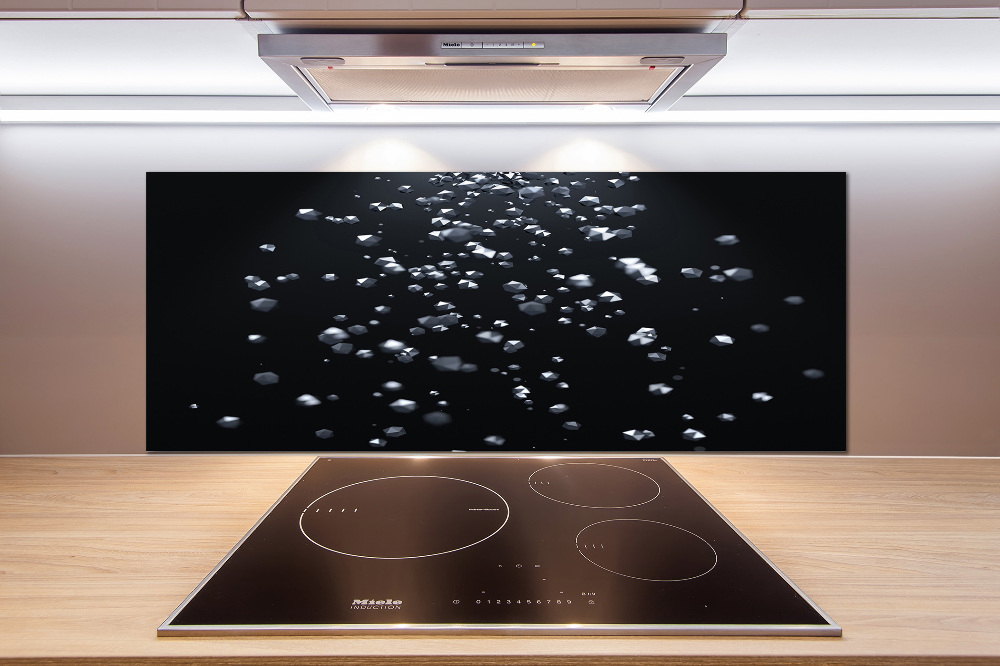 Cooker splashback 3D abstraction