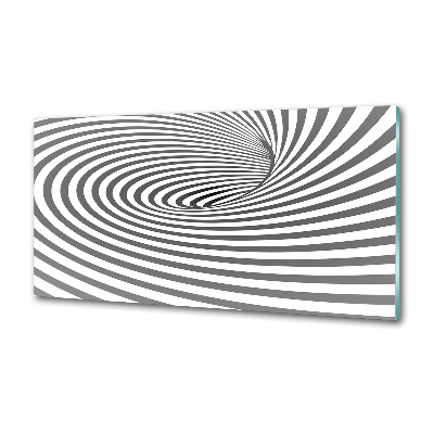 Cooker splashback Striped spiral