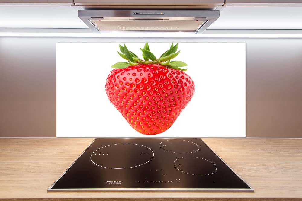 Cooker splashback Strawberry