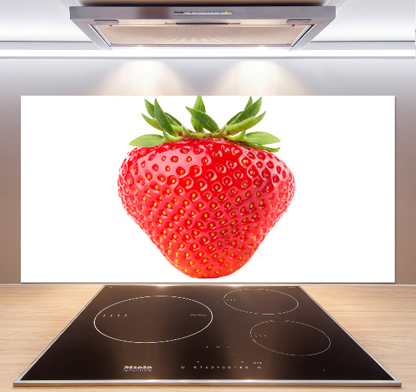 Cooker splashback Strawberry