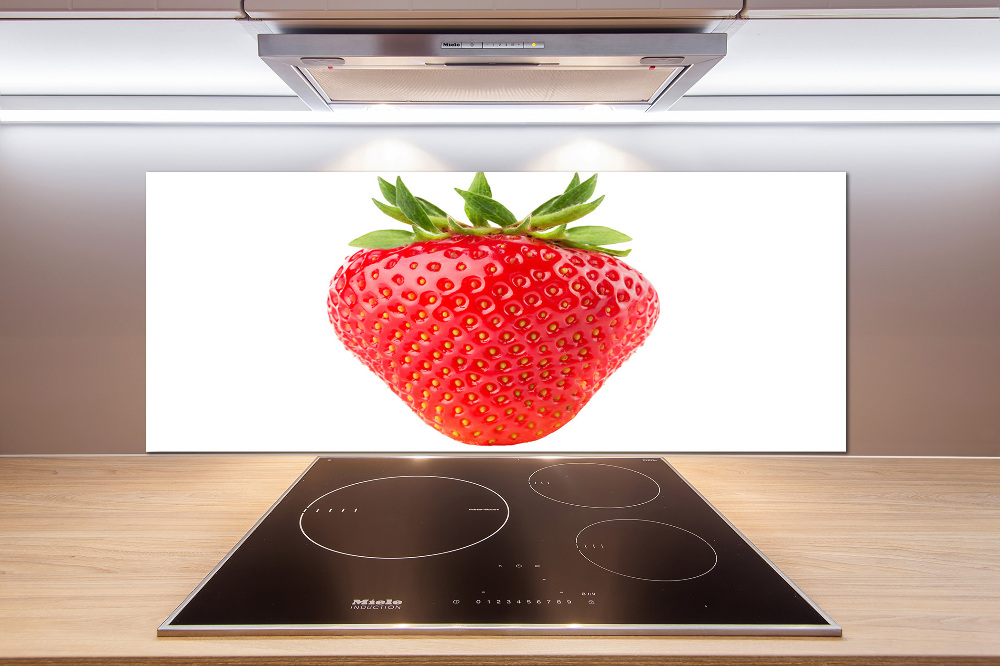 Cooker splashback Strawberry