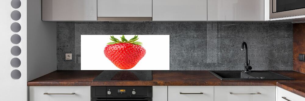 Cooker splashback Strawberry