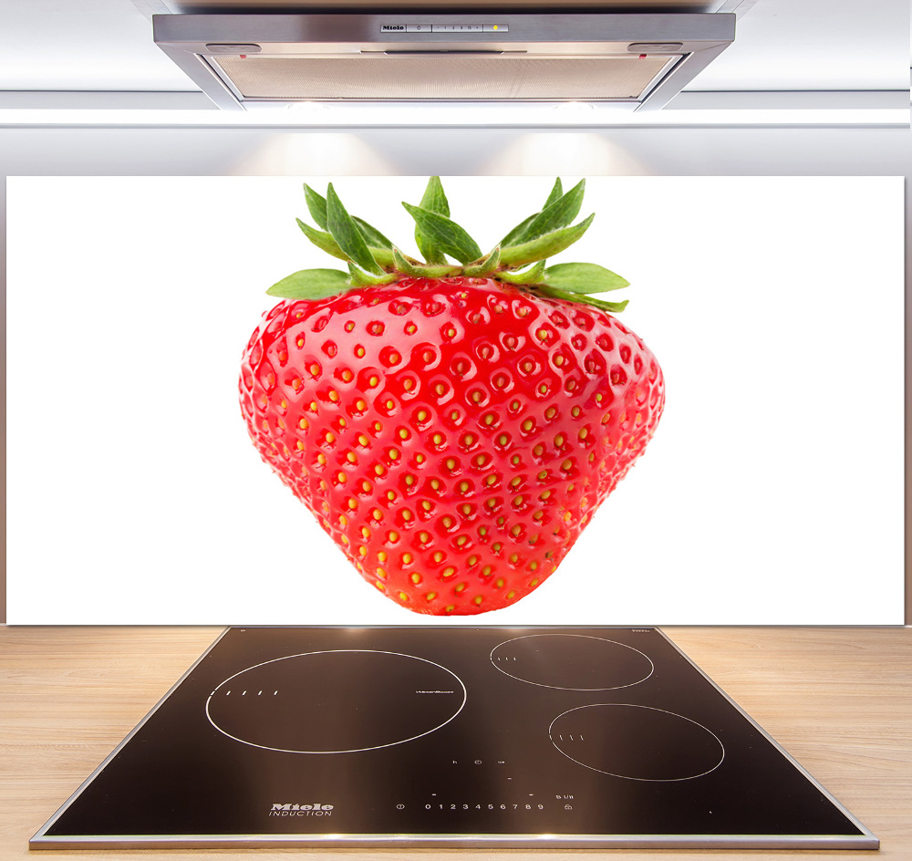 Cooker splashback Strawberry