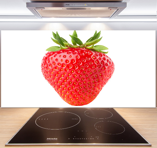 Cooker splashback Strawberry