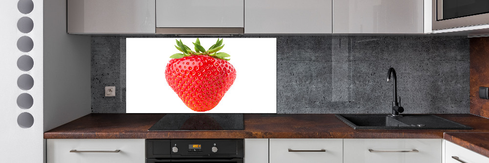 Cooker splashback Strawberry