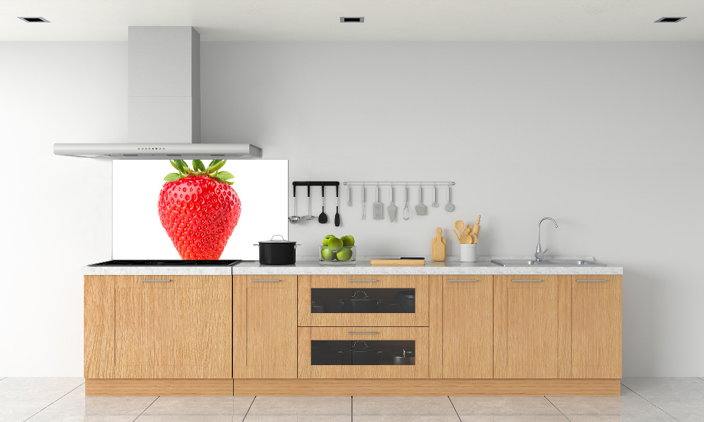 Cooker splashback Strawberry