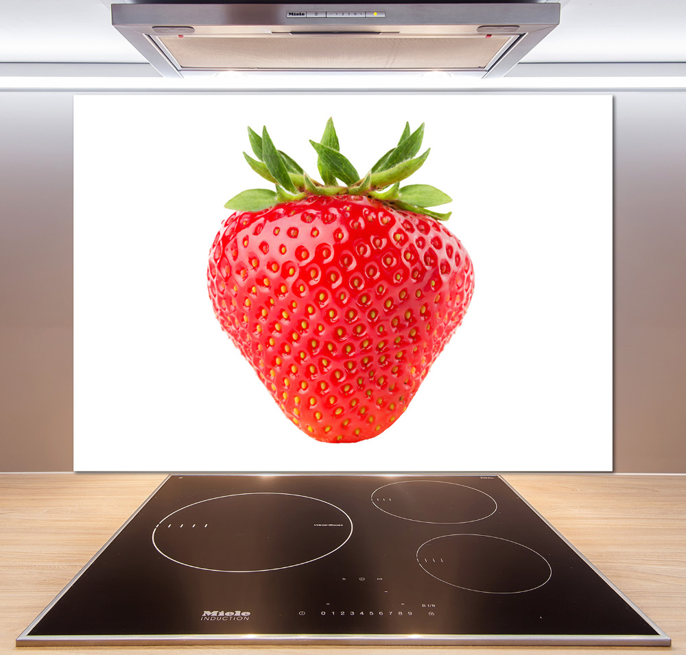 Cooker splashback Strawberry