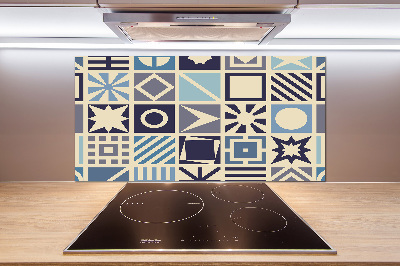 Cooker splashback Geometric background