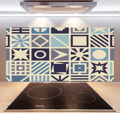 Cooker splashback Geometric background