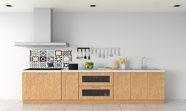 Cooker splashback Geometric background