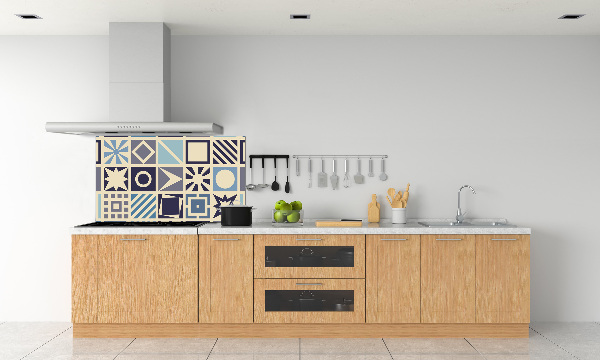 Cooker splashback Geometric background