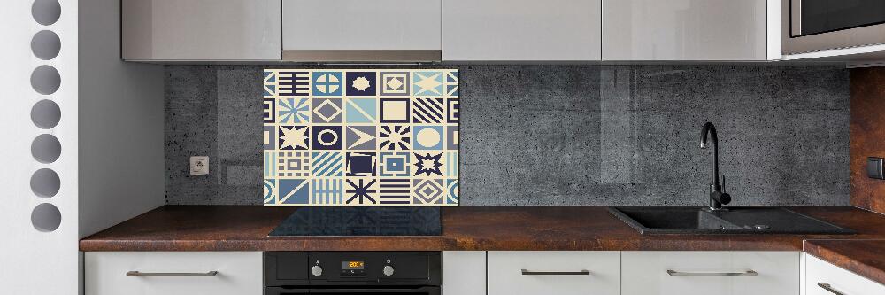 Cooker splashback Geometric background