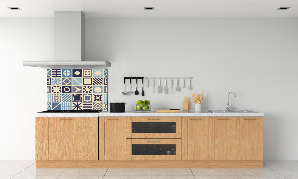 Cooker splashback Geometric background