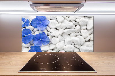 Cooker splashback Hydrangea