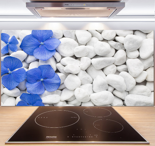 Cooker splashback Hydrangea