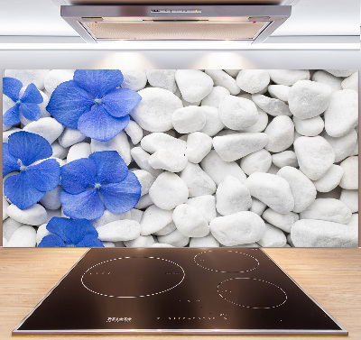 Cooker splashback Hydrangea